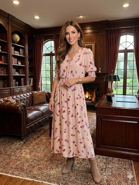 express pink floral maxi dress Express | Dresses | Pink Maxi Dress Hawaiian With Yellow Flower Small